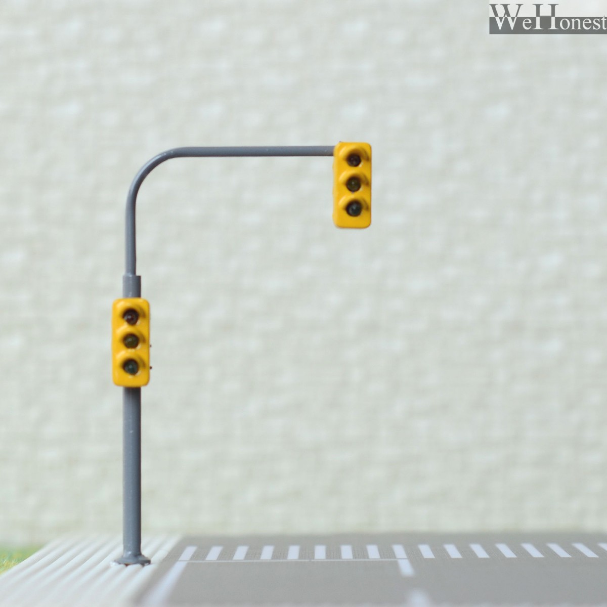 1 x traffic lights HO OO crossing walk model train led street signals #B3C3LHOR